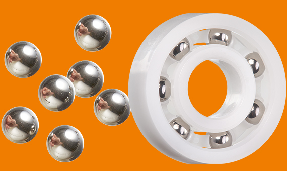 Ball bearing balls made of stainless steel