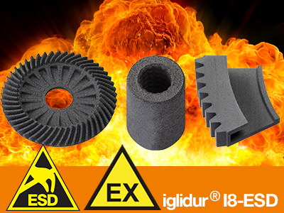 3D-Druck Bauteile mit ESD Eigenschaften für ATEX Zertifizierung für den Einsatz in explosionsgefährdeten Gebieten